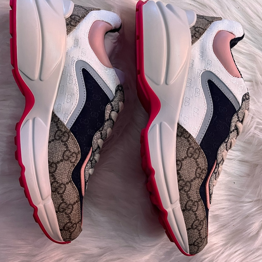 Gucci Web Canvas Mignon Sneakers